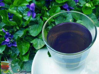 tè alla violetta